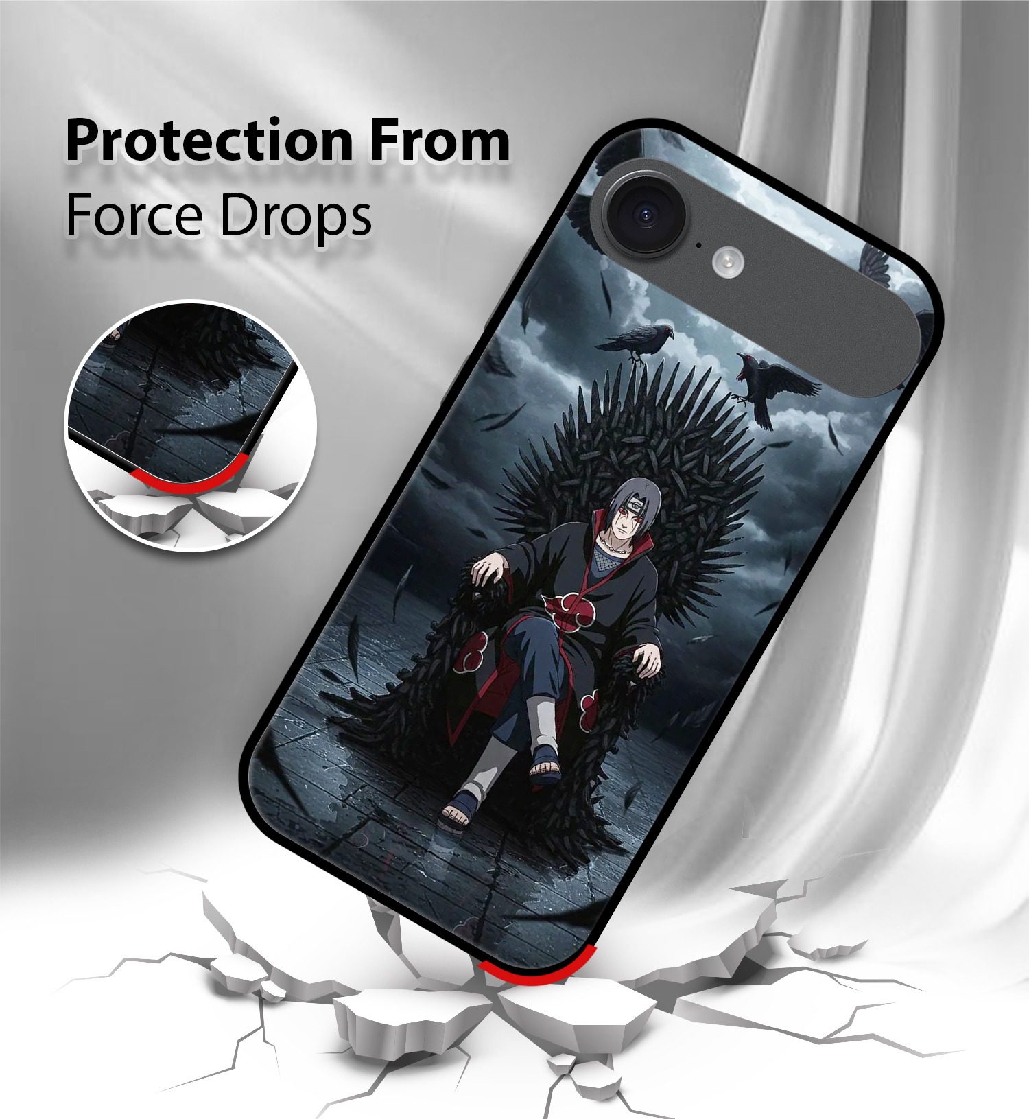 Dark Anime Throne mobile cover iPhone Air