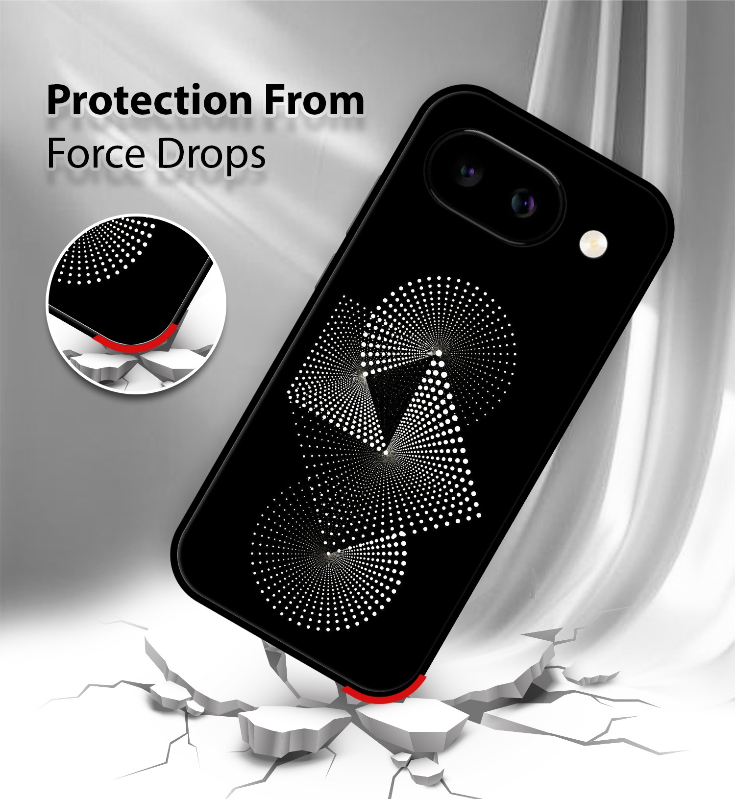 Dotted Pattern mobile cover Google Pixel 9A