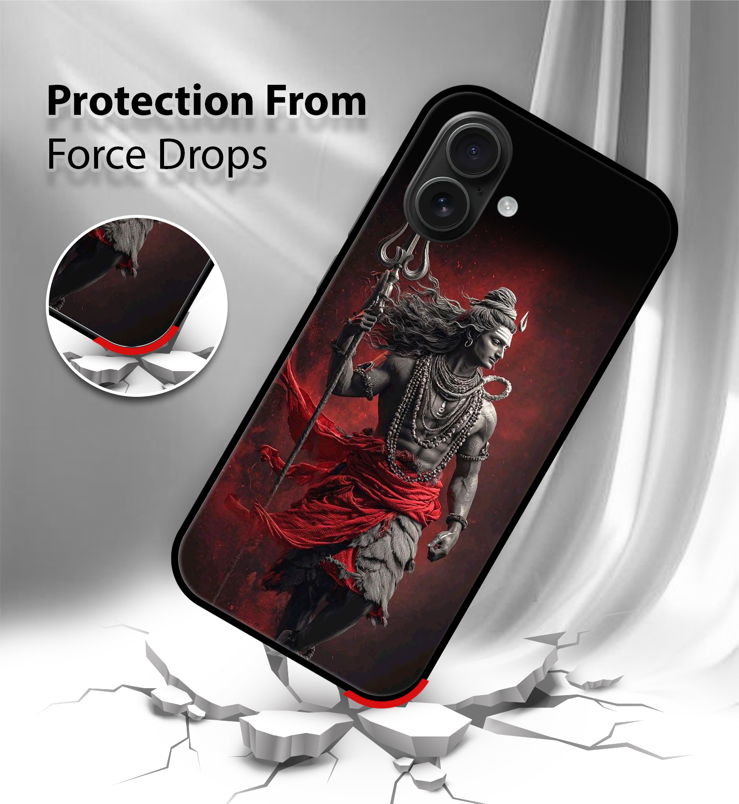 Premium Har Har Mahadev iPhone 16 - Image 4