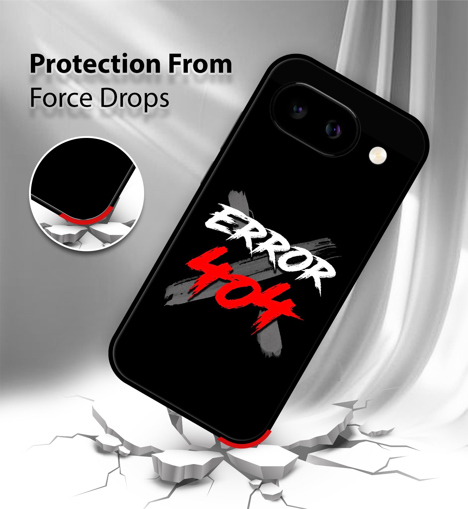 Error 404 mobile cover Google Pixel 9A