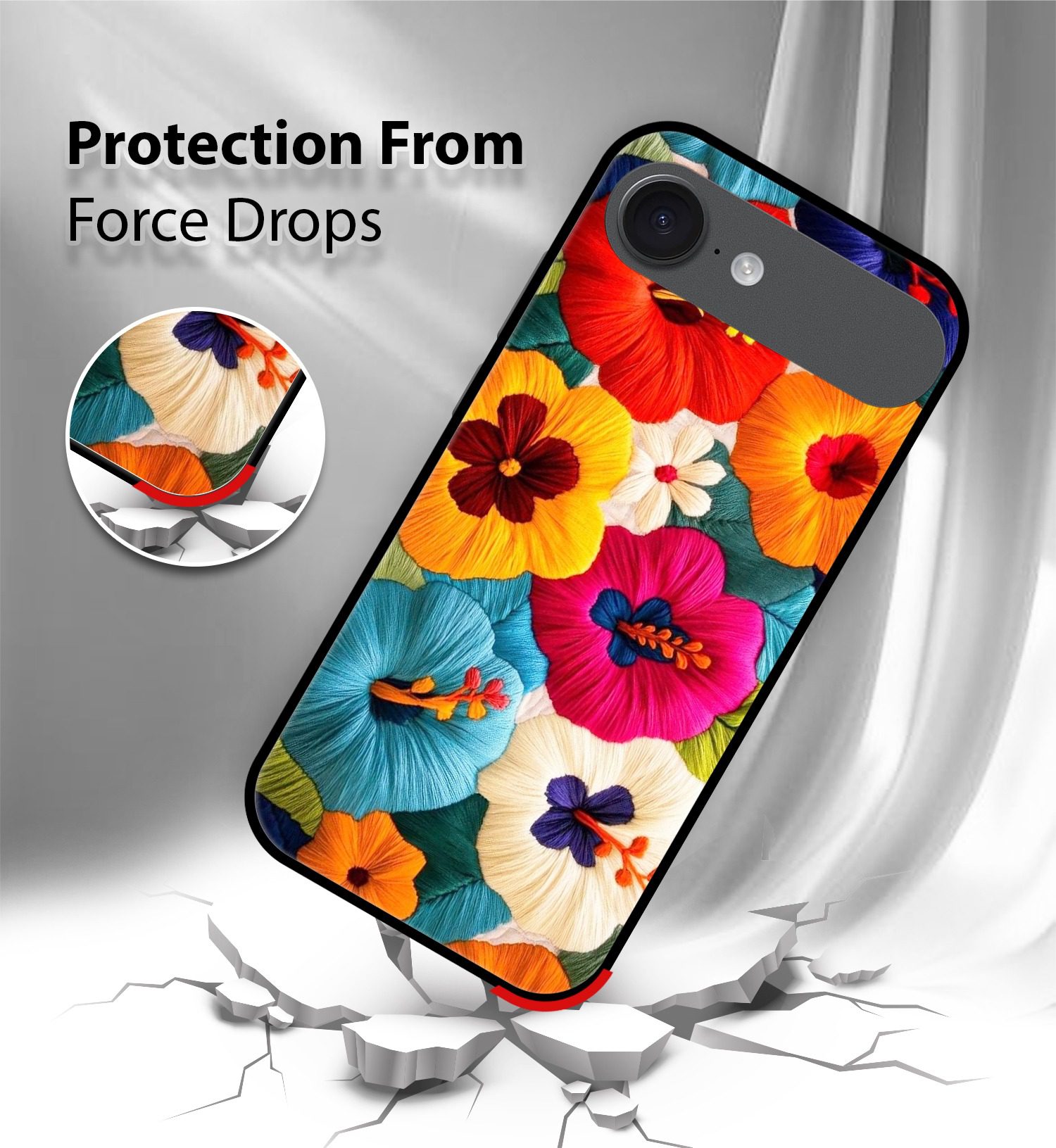 MultiColor Flowers mobile cover iPhone Air