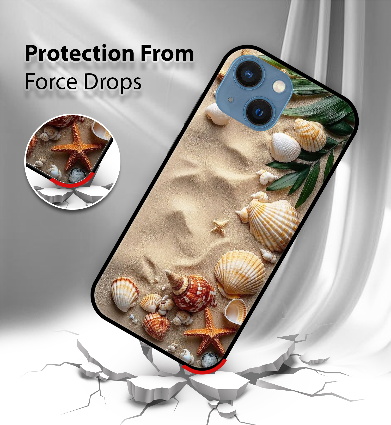 Premium Sand Sea Shell iPhone 13 - Image 2