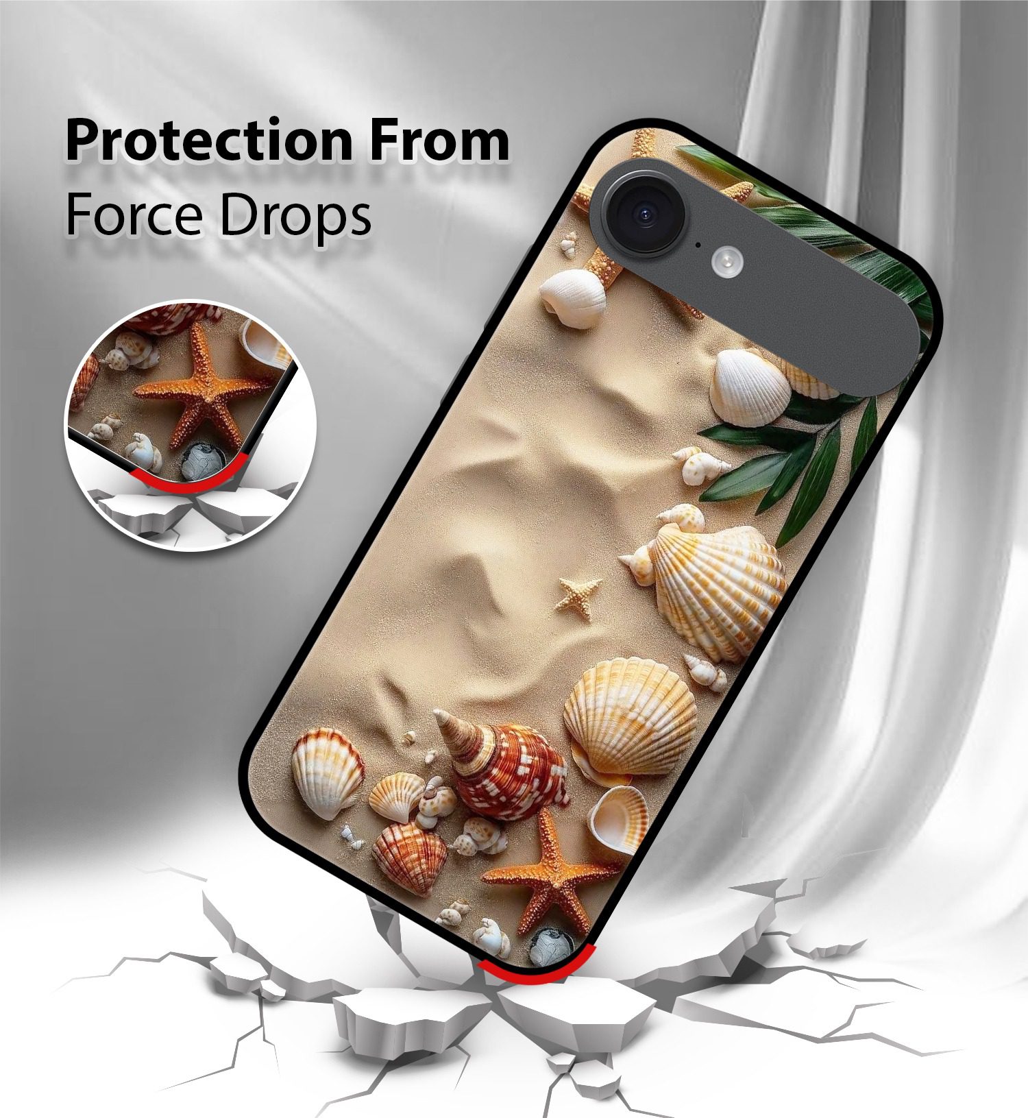 Sand Sea Shell mobile cover iPhone Air