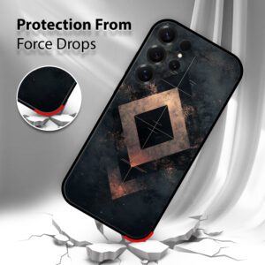 Premium Geometric Bronze Samsung S25 Ultra