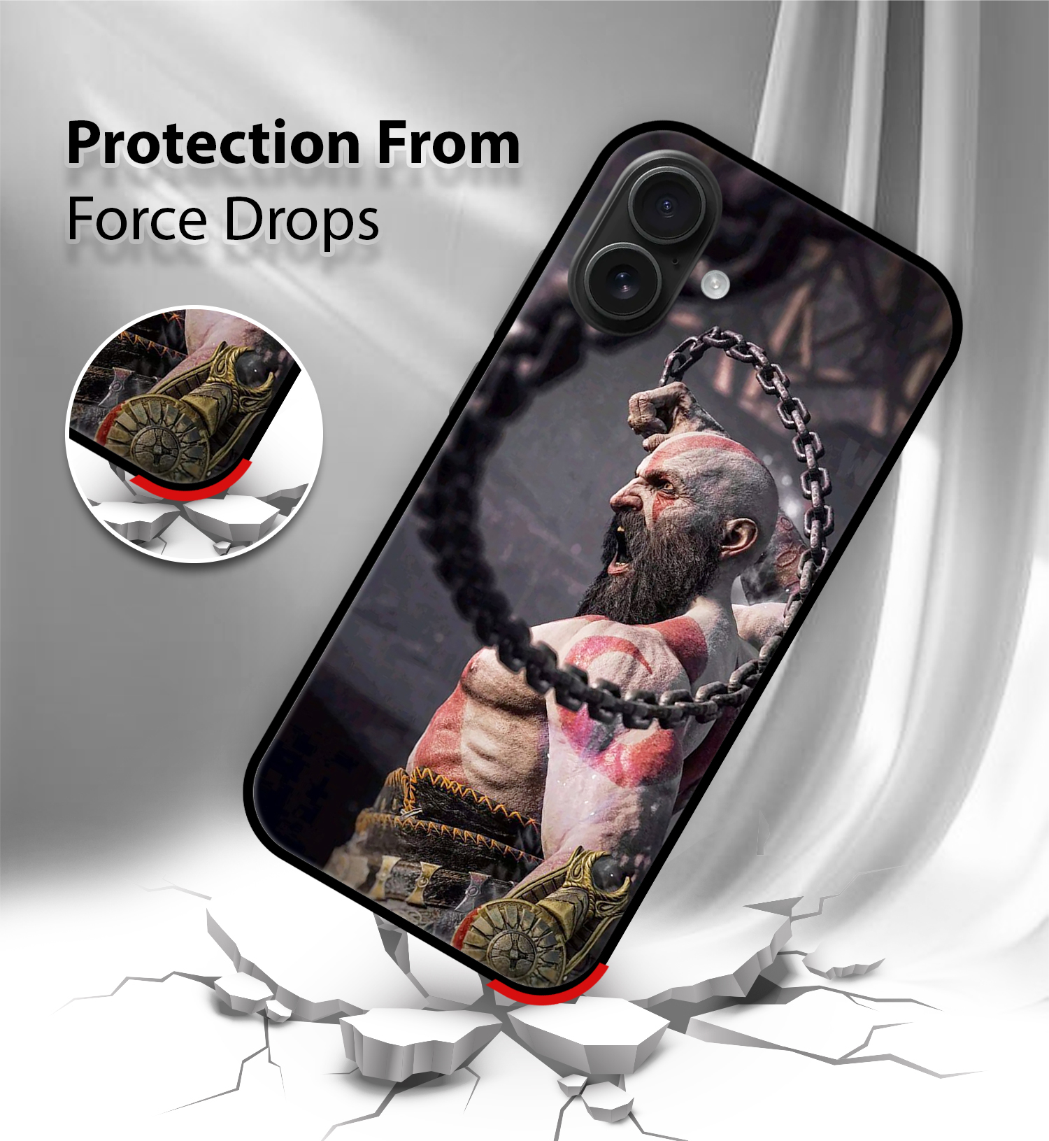 Premium God of Warriors iPhone 16 - Image 4