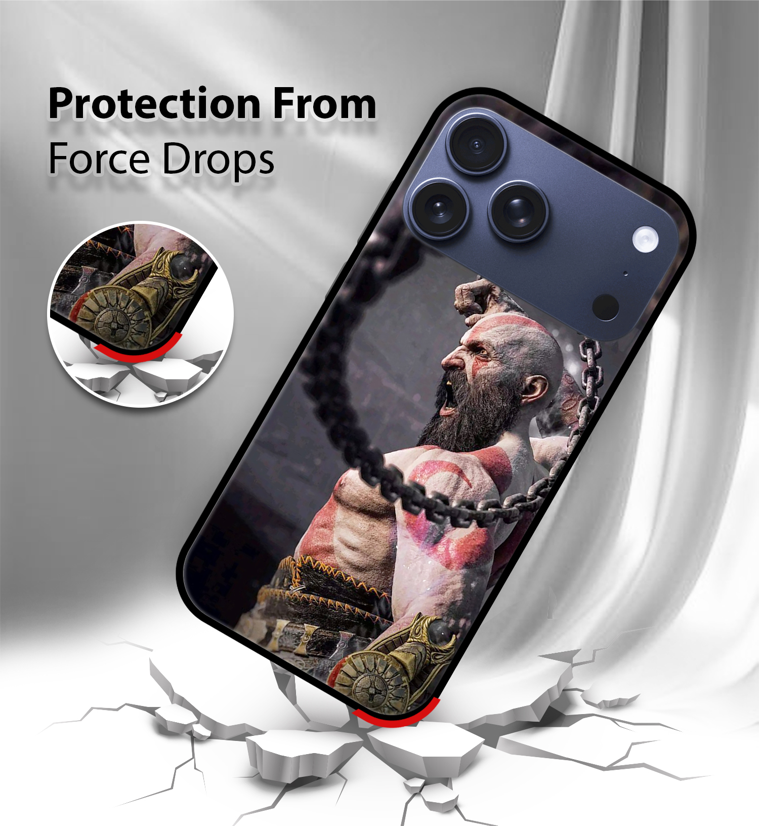 Premium God of Warriors iPhone 17 Pro - Image 4