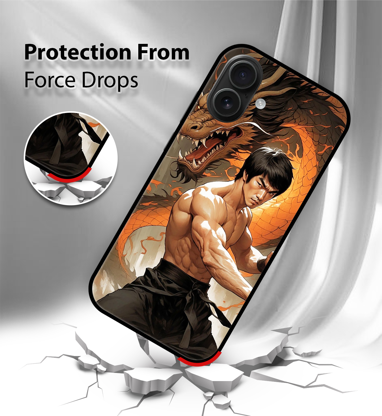 Premium Kung Fu Warrior iPhone 16 - Image 4