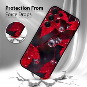 Premium Autumn Red Maple Leaf Samsung S25 Ultra