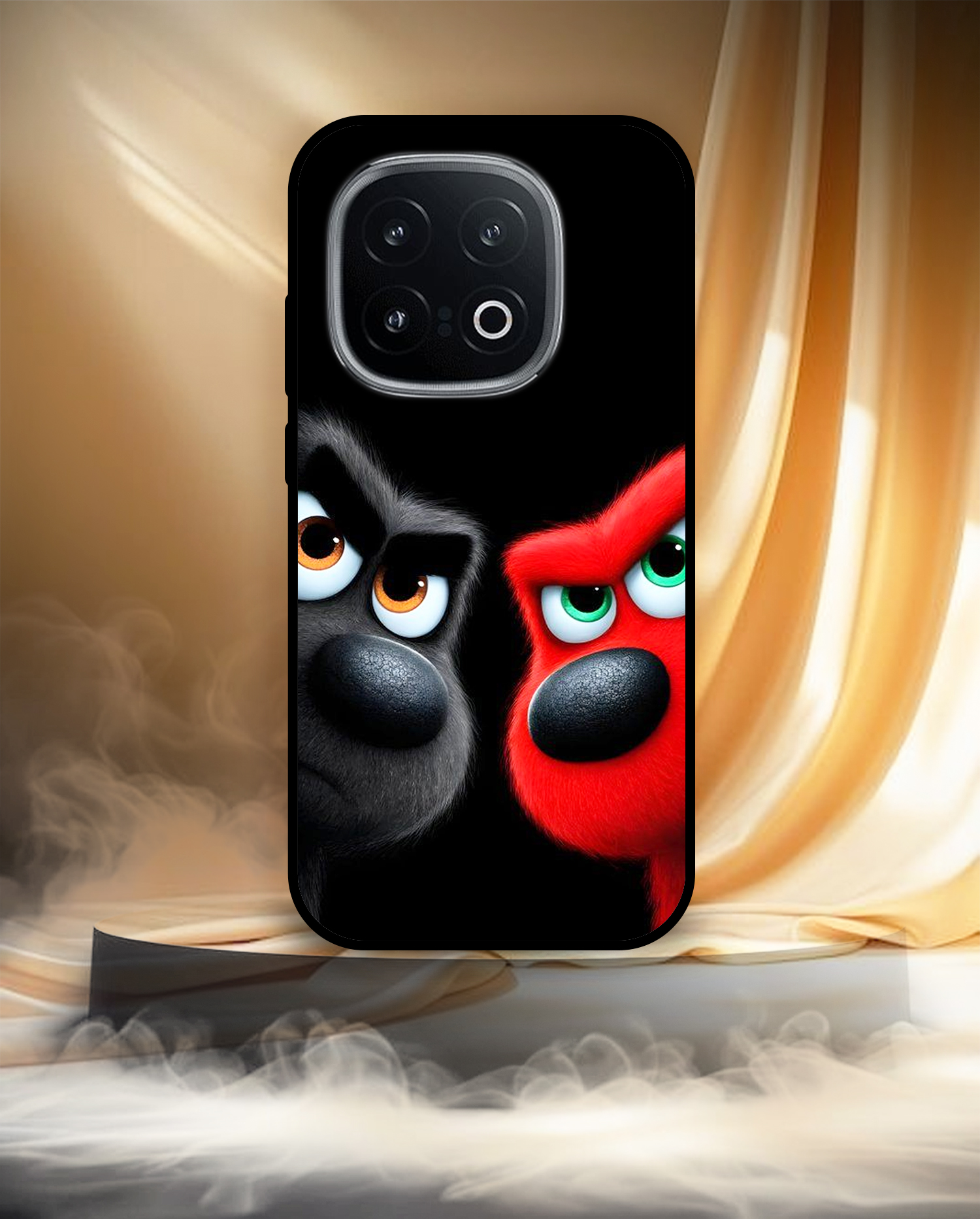 Premium Dual Cartoon Dog Face iQOO 13 - Image 3