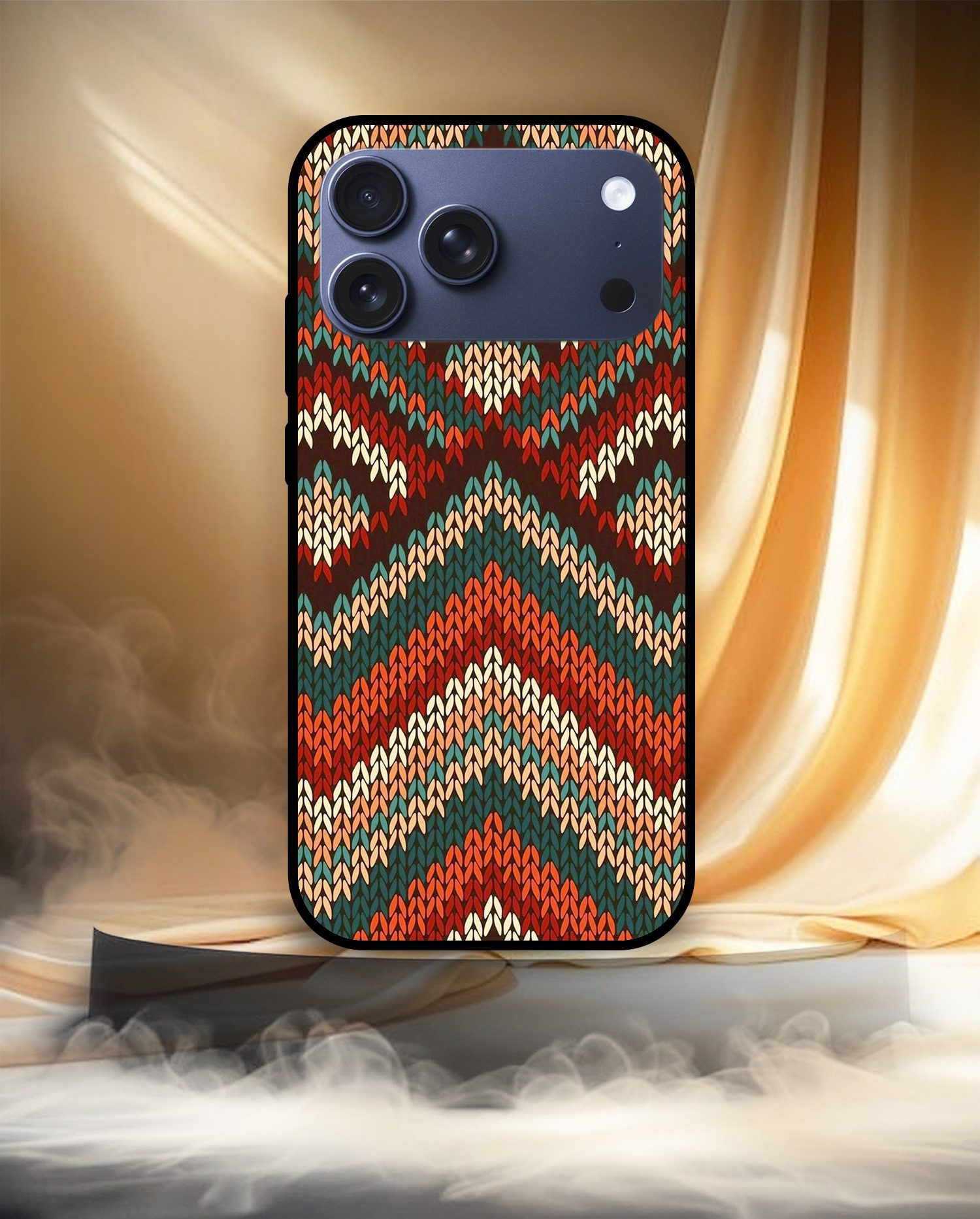 Winter Sweater Knitting mobile cover iPhone 17 Pro Max