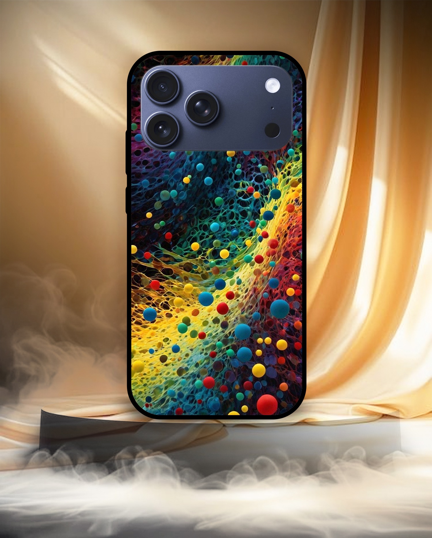 Particle Flow mobile cover iPhone 17 Pro Max