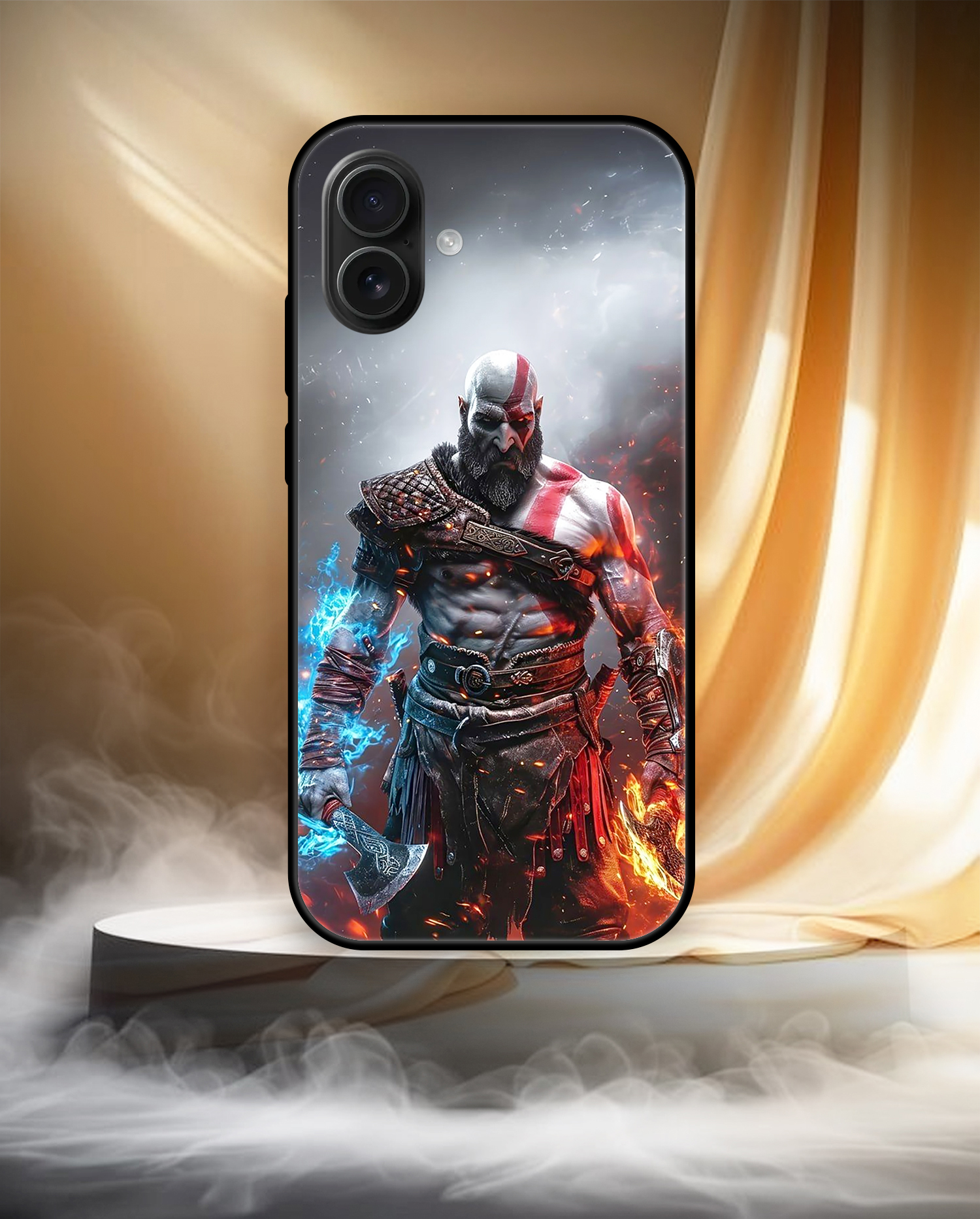 Premium Fire & Ice Warrior iPhone 16 - Image 3