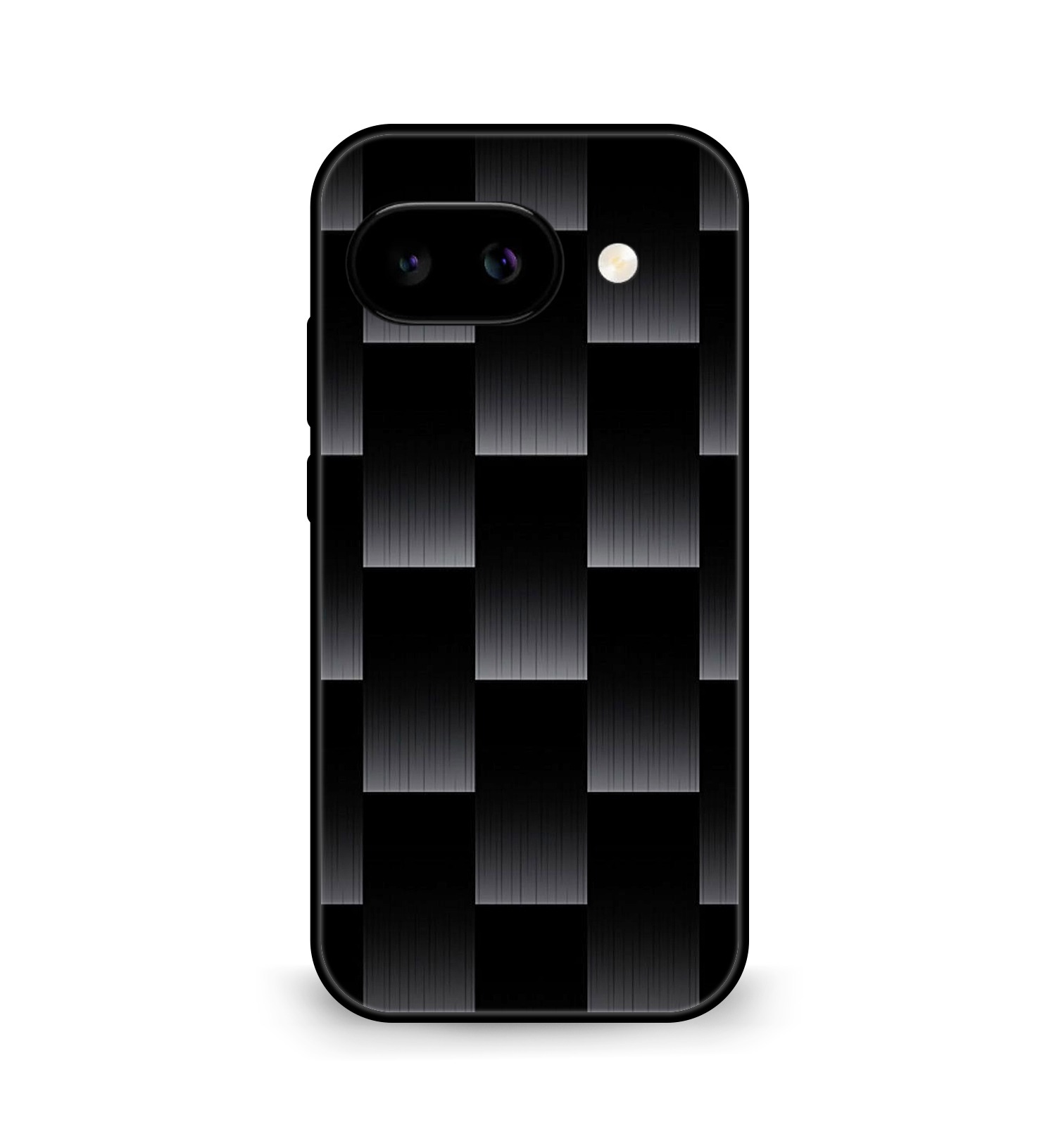 Black & White Block Pattern mobile cover Google Pixel 9A