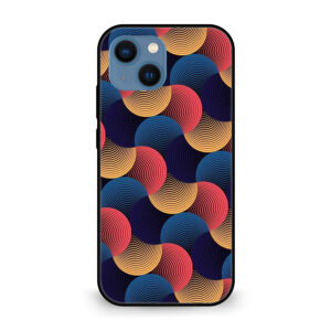 Premium Circular Wave Pattern iPhone 13