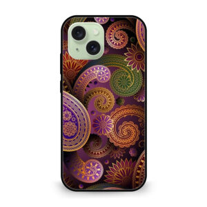Premium Mandala Paisley Pattern iPhone 15