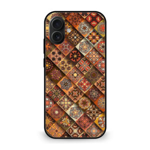 Premium Geometric Tile Pattern iPhone 17