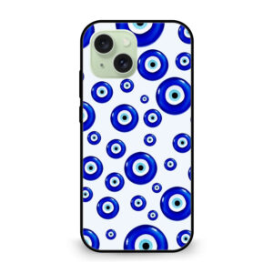 Premium Evil Eye Pattern iPhone 15