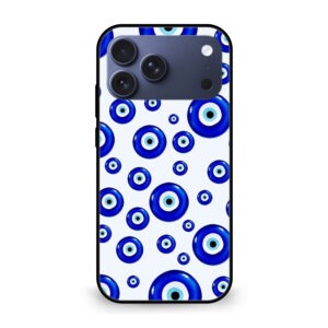 Evil Eye Pattern mobile cover iPhone 17 Pro Max