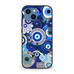 Premium Evil Graphic Pattern iPhone 13