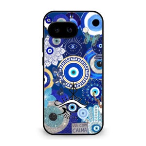 Evil Graphic Pattern mobile cover Google Pixel 9A