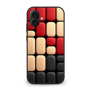 Premium MultiColor Block Pattern iPhone 17