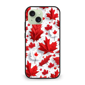Premium Canada maple leaf iPhone 15