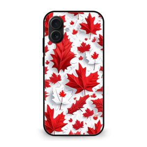 Premium Canada maple leaf iPhone 17
