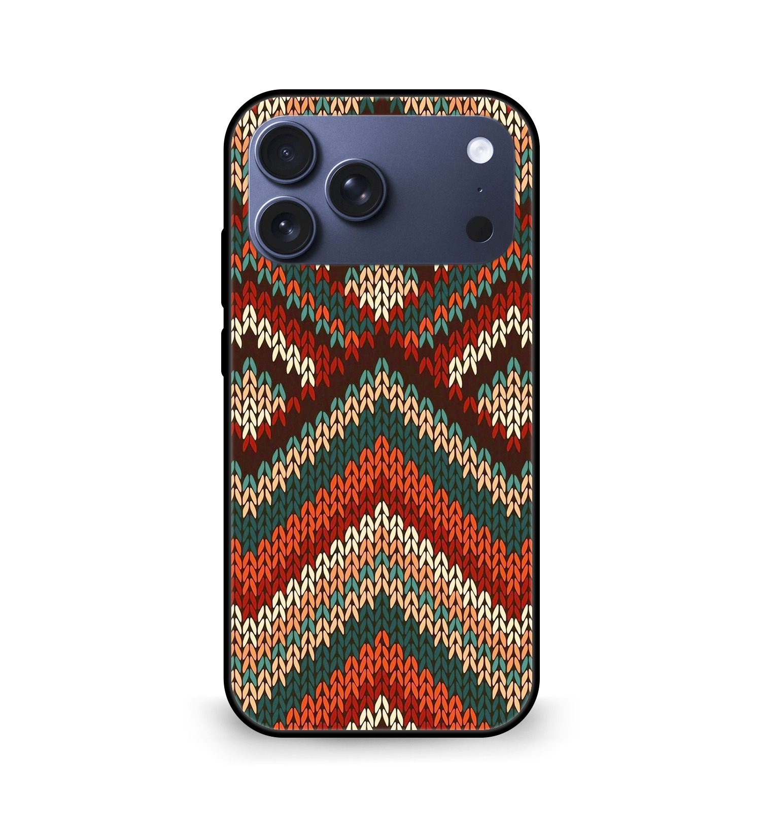 Premium Winter Sweater Knitting Mobile Cover for iPhone 17 Pro Max