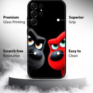 Lafangar Dual Cartoon Dog Face Mobile Cover
