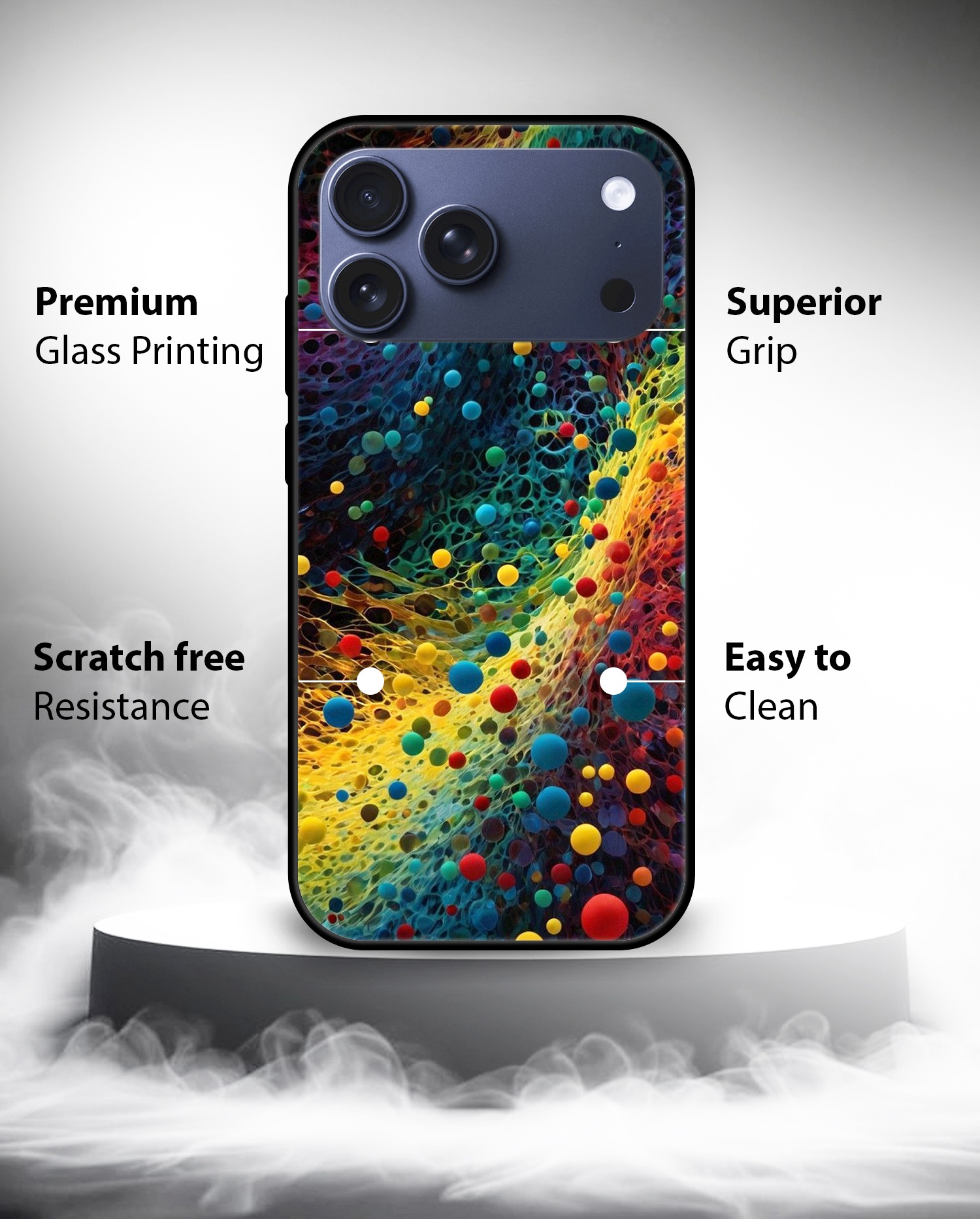 Particle Flow mobile cover iPhone 17 Pro Max