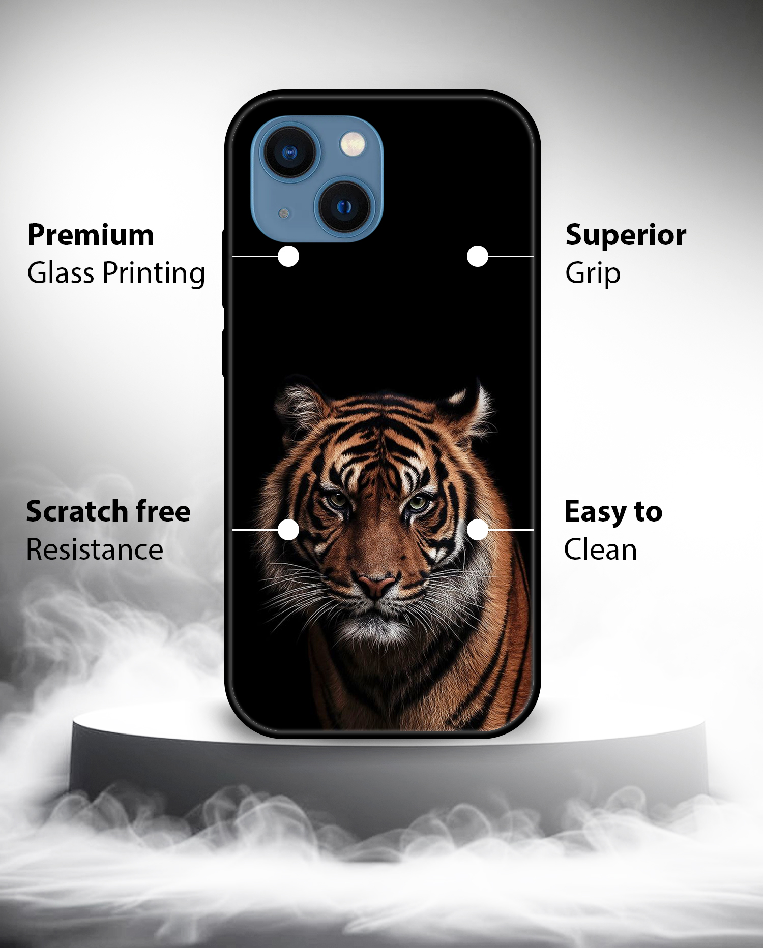Premium Tiger Design iPhone 13 - Image 4