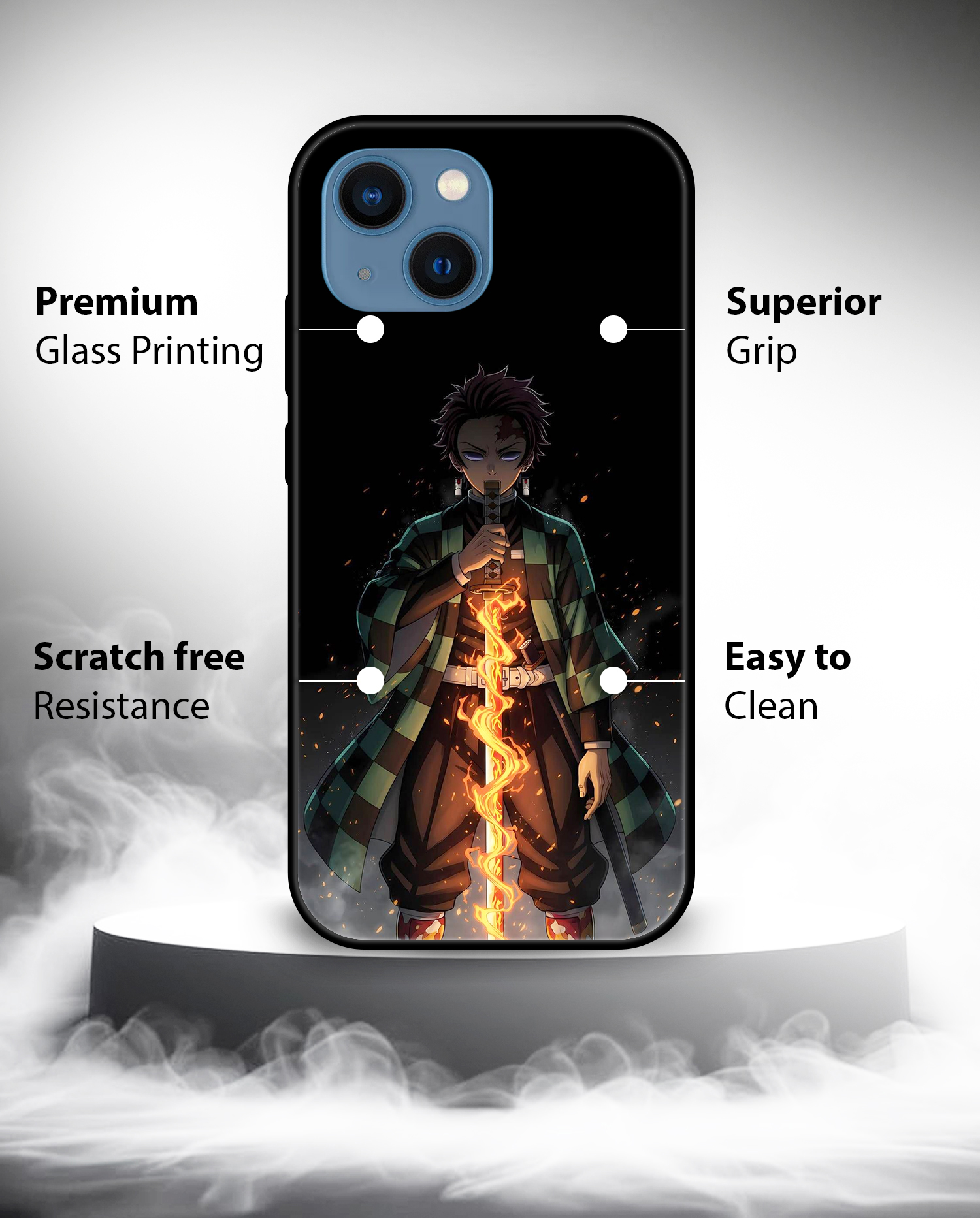Premium Anime Fire Sward iPhone 13 - Image 4