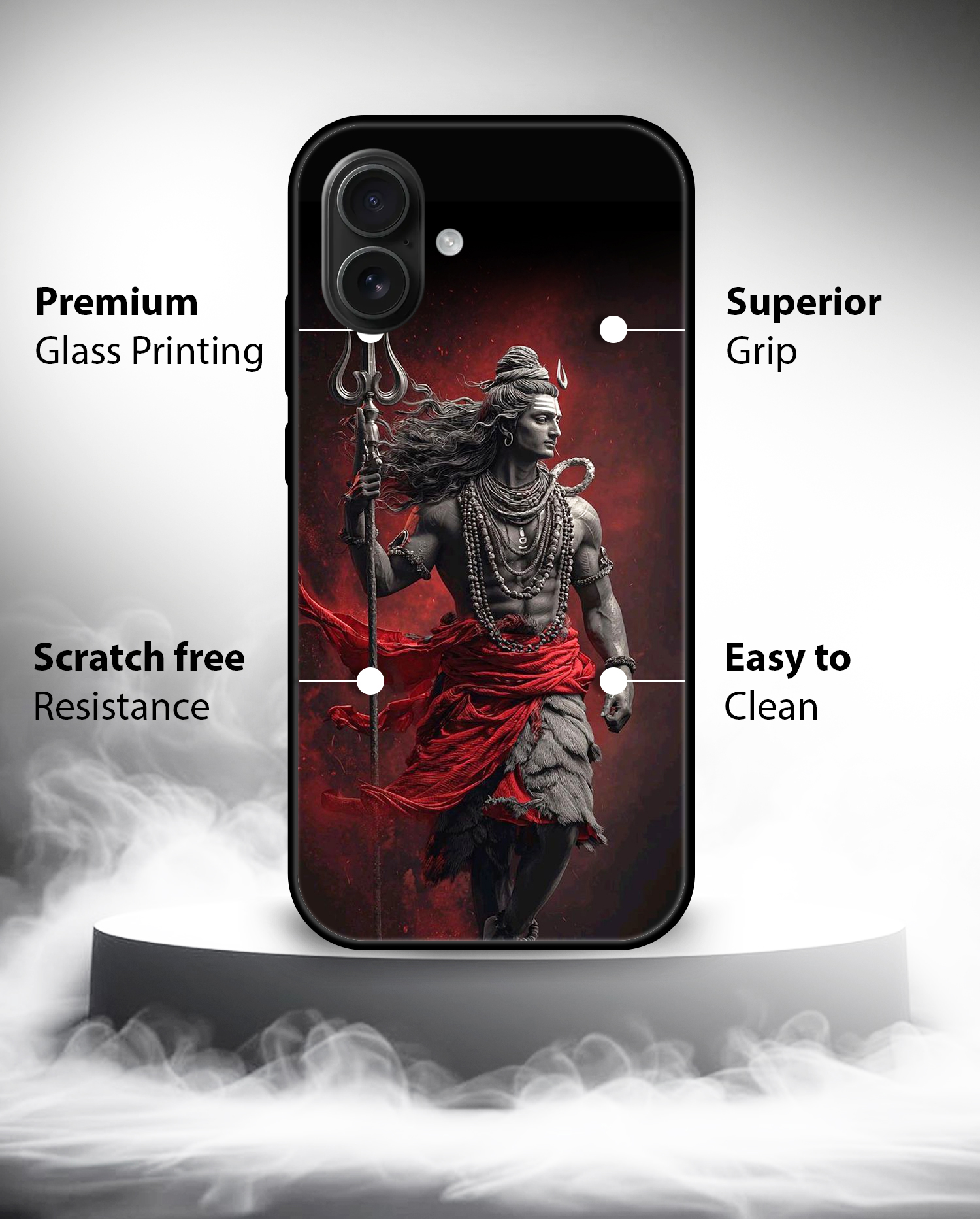 Premium Har Har Mahadev iPhone 16 - Image 2