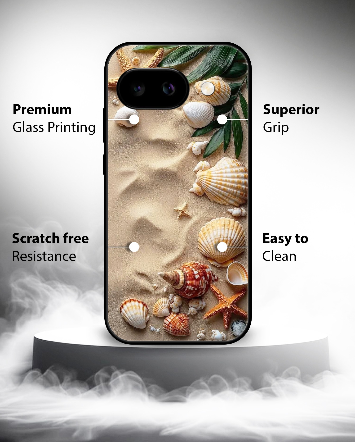 Sand Sea Shell mobile cover Google Pixel 9A