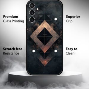 Premium Geometric Bronze Samsung S23 FE