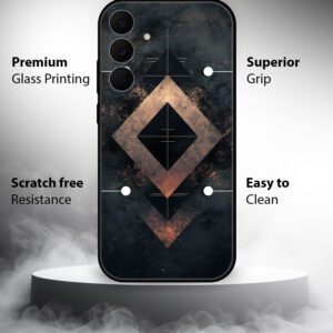 Premium Geometric Bronze Samsung S25 FE