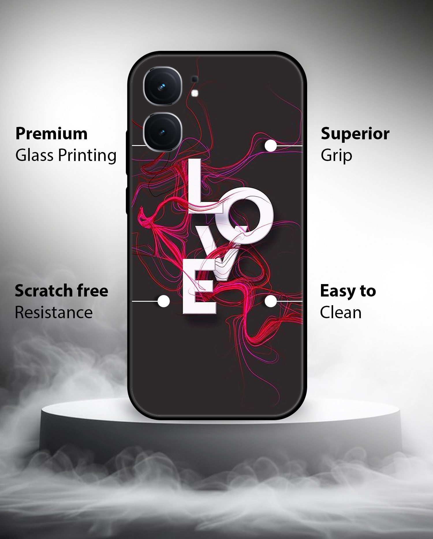 Premium Love Mobile Cover for iQOO Neo 9 Pro - Image 4