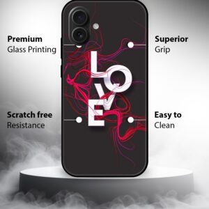 Premium Love Customized Mobile Cover for iPhone 16