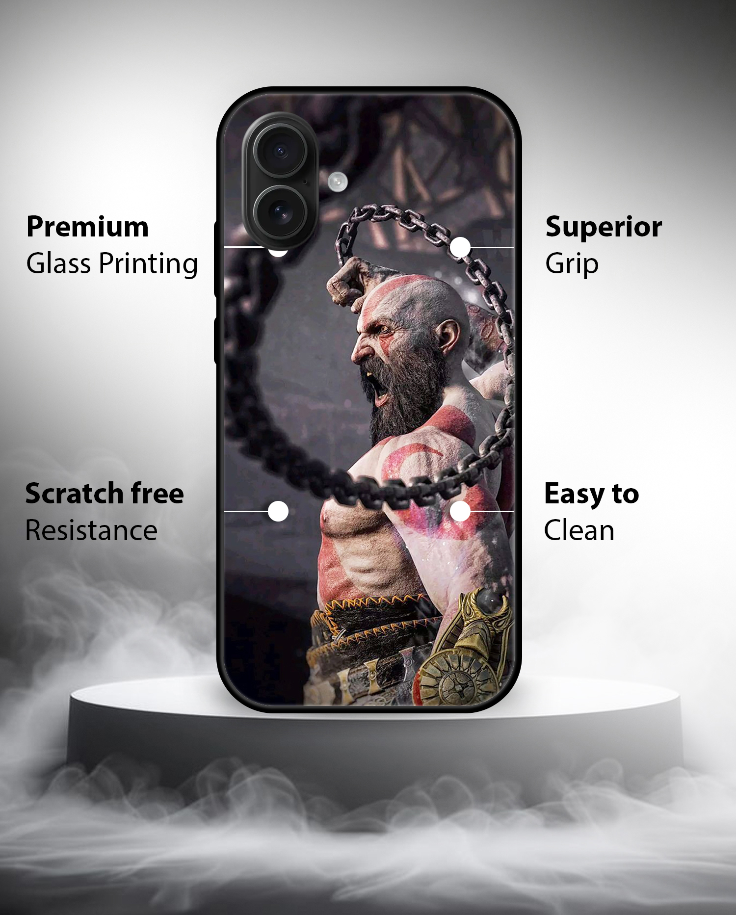 Premium God of Warriors iPhone 16 - Image 2