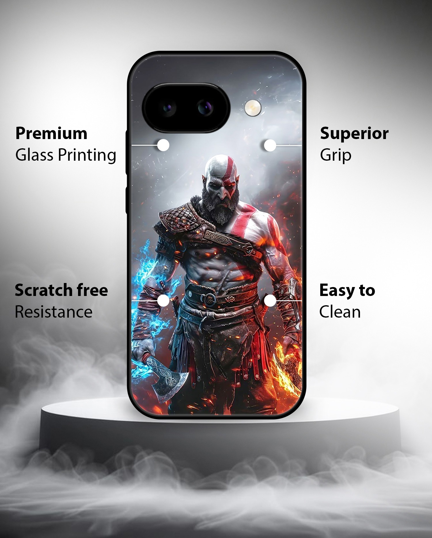 Fire & Ice mobile cover Google Pixel 9A