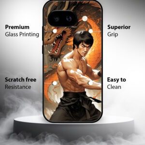Kung Fu Warrior mobile cover Google Pixel 9A