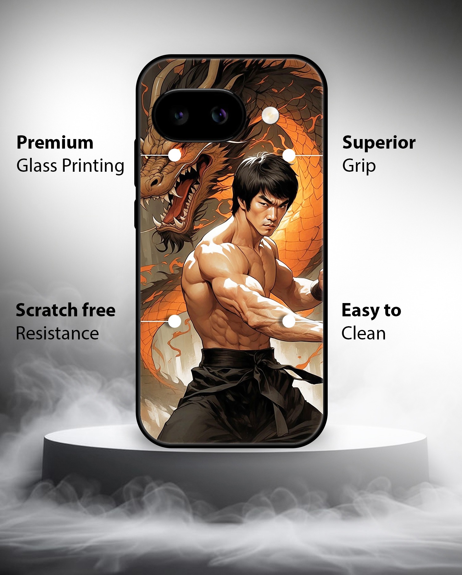 Kung Fu Warrior mobile cover Google Pixel 9A