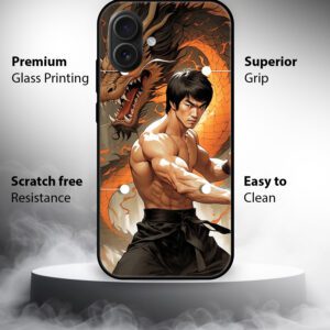 Premium Kung Fu Warrior Customized Mobile Cover for iPhone 16