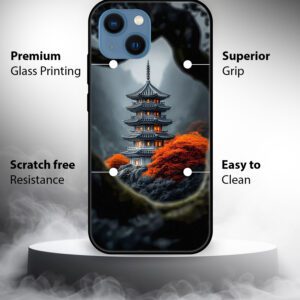 Lafangar Peaceful Pagoda Landscape Mobile Case