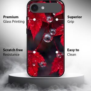 Premium Autumn Red Maple Leaf iPhone Air