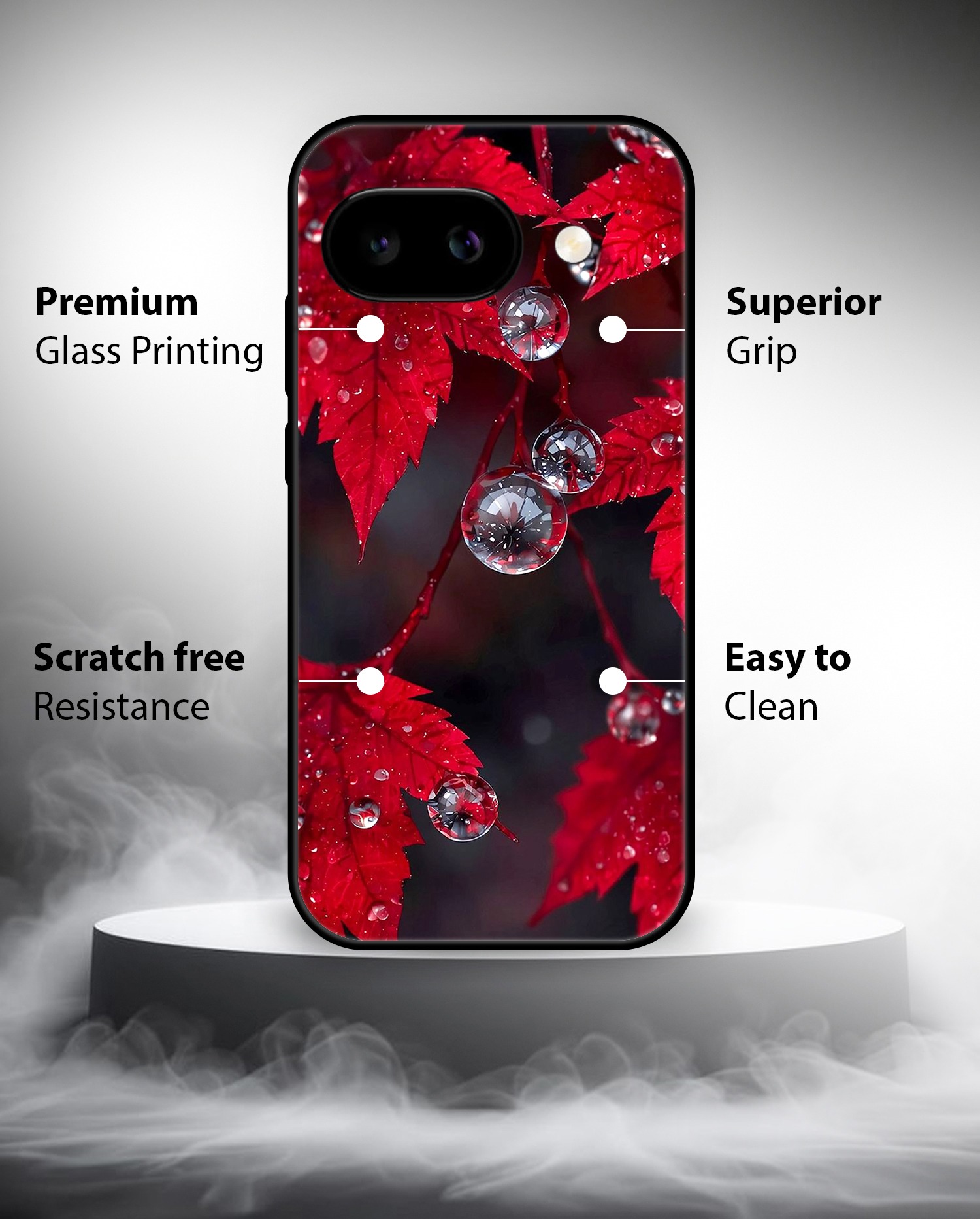 Autumn Red Maple mobile cover Google Pixel 9A