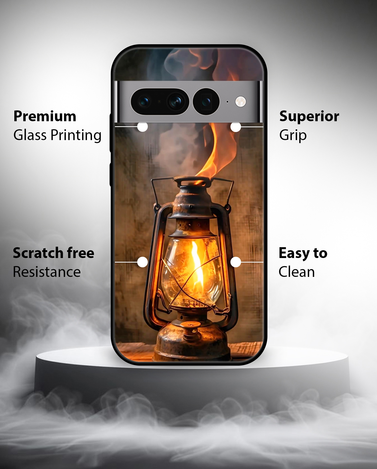 Premium Vintage Lantern Google Pixel 7 - Image 3