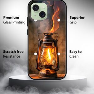 Premium Vintage Lantern Mobile Cover for iPhone 15