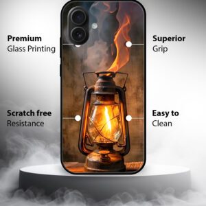 Premium Vintage Lantern Customized Mobile Cover for iPhone 16