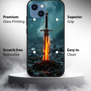 Lafangar Flaming Sword Mobile Case